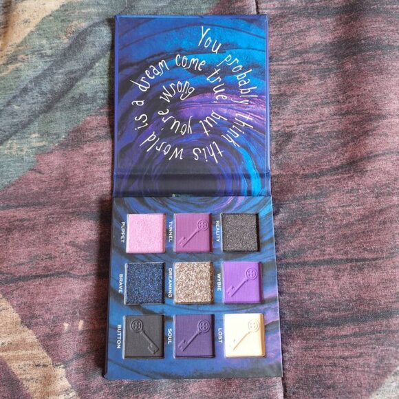 🖤💙 Revolution x Coraline – “Secret Door” Eyeshadow Palette (NEW in Box!) 💙🖤 - Picture 2 of 6
